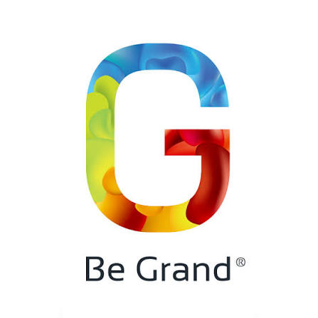 Logotipo de Be Grand, desarrollo residencial y hotelería abastecido por Pantera Mayoristas