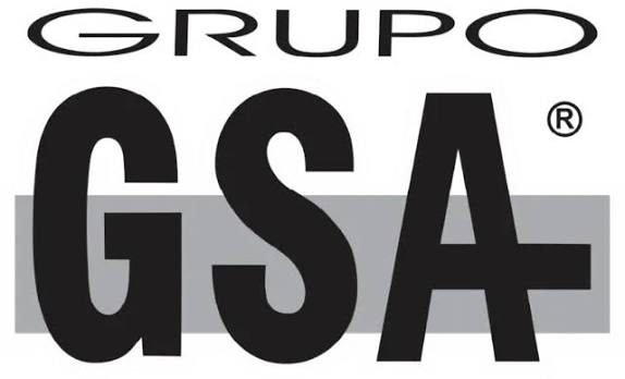 Logotipo de Grupo GSA, cliente de Pantera Mayoristas en proyectos de material eléctrico, ferretería, plomería y acabados